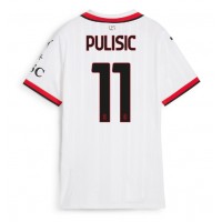 AC Milan Christian Pulisic #11 Replika Bortatröja Dam 2024-25 Kortärmad